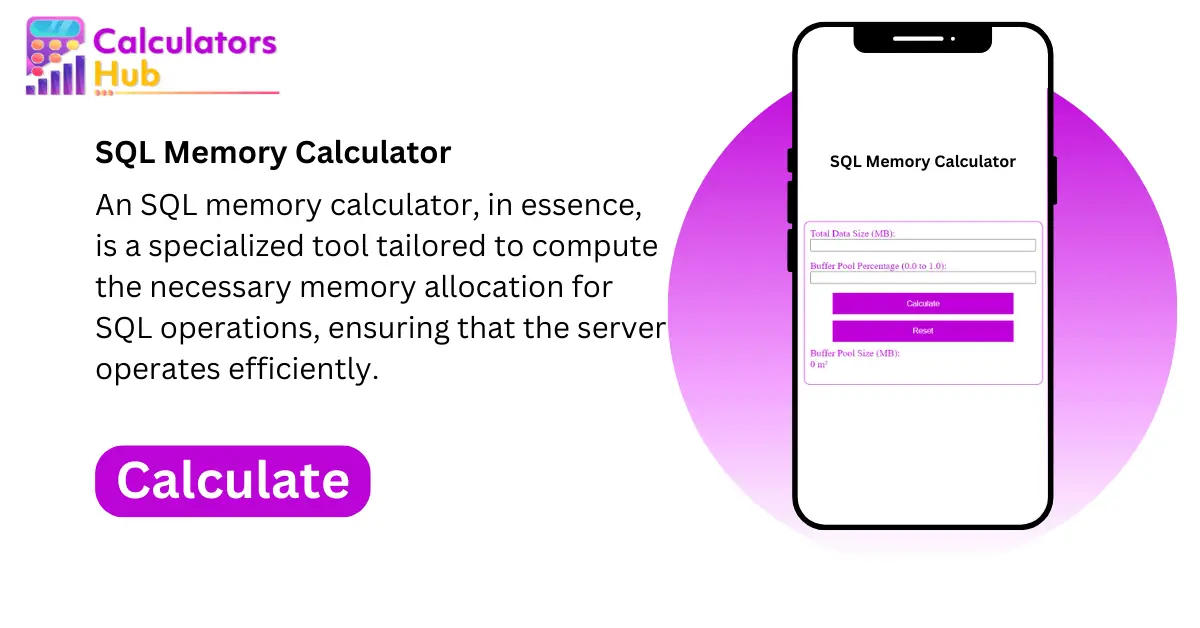 SQL Memory Calculator