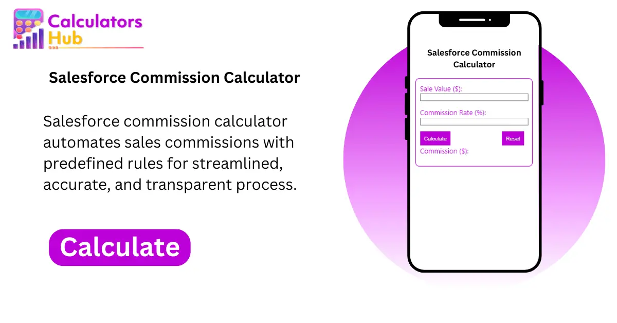 Salesforce Commission Calculator