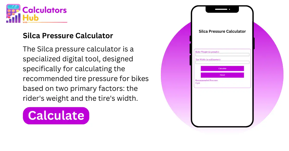 Silca Pressure Calculator