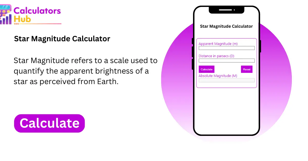 Star Magnitude Calculator