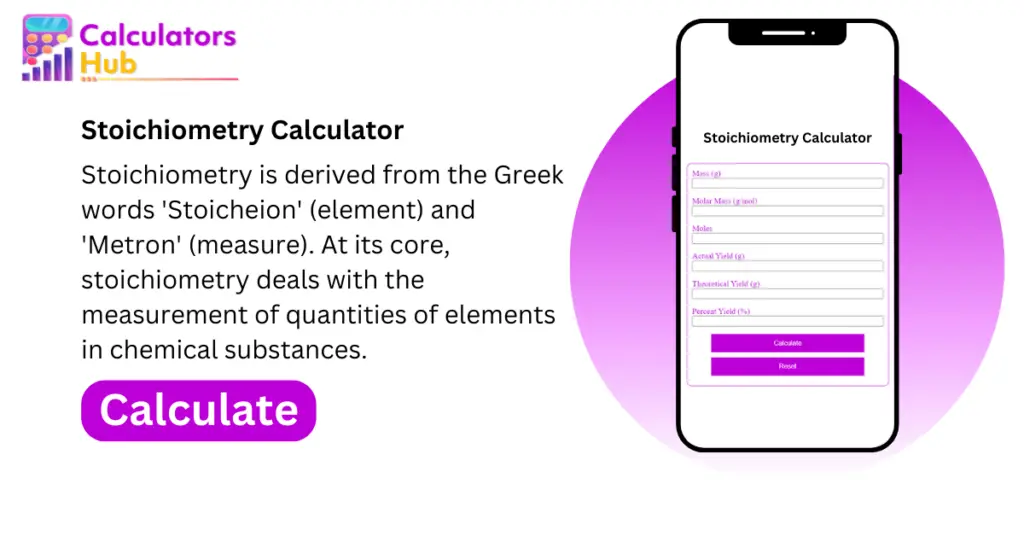 Stoichiometry Calculator Online