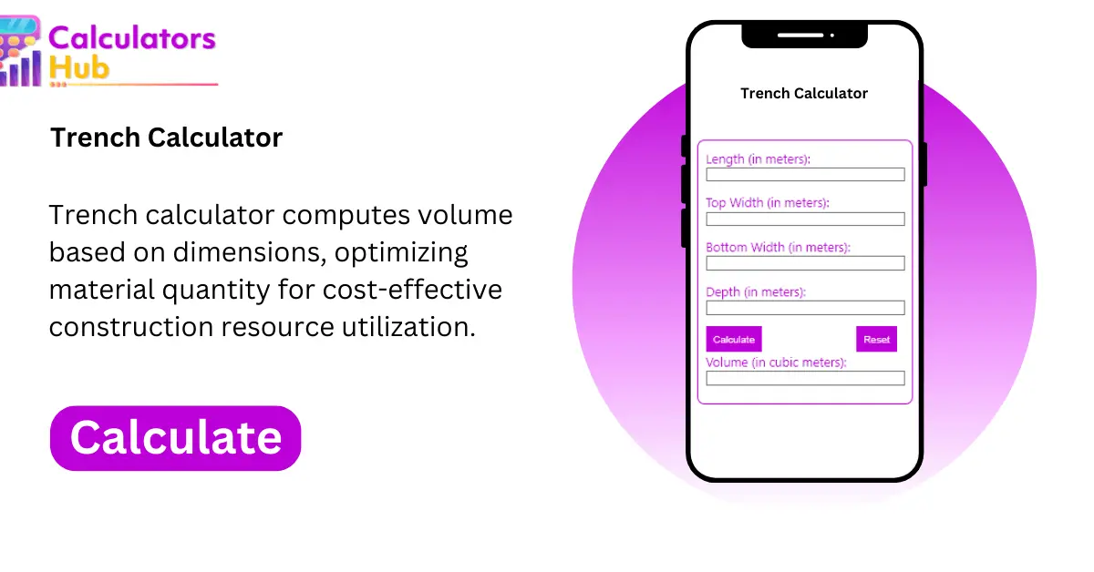 Trench Calculator