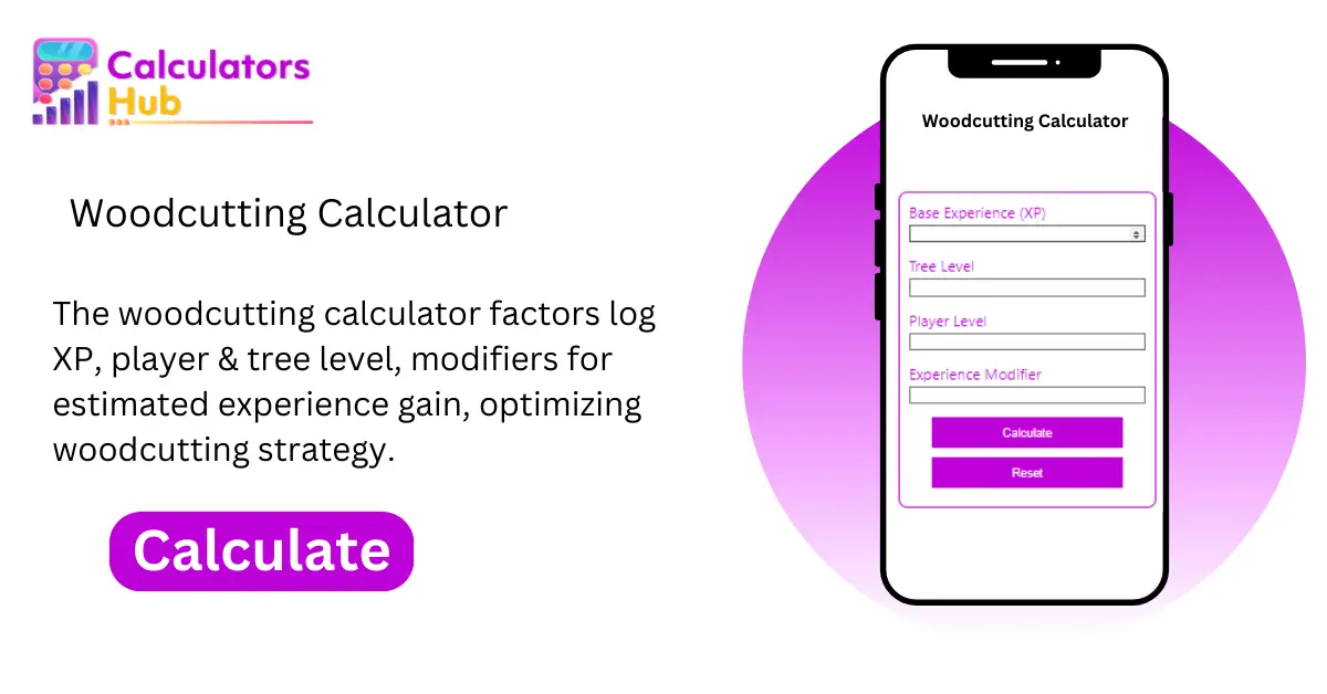 Woodcutting Calculator