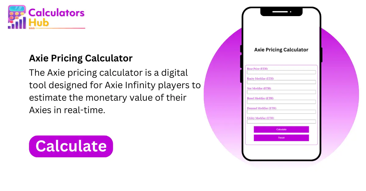 Axie Pricing Calculator