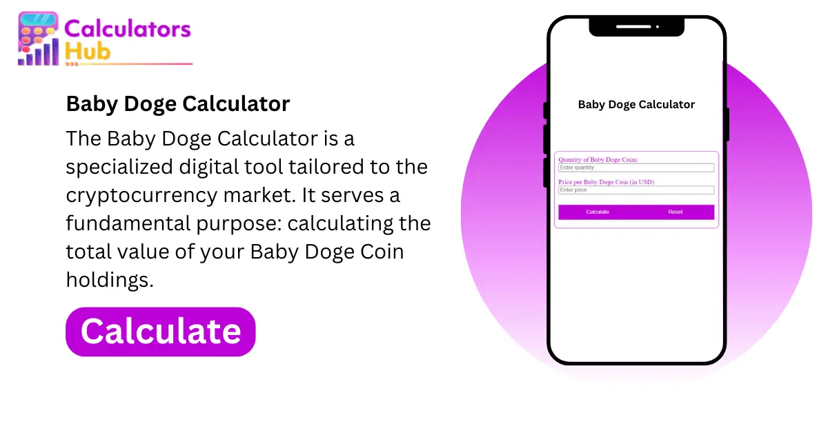 Baby Doge Calculator