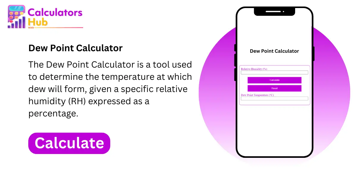 Dew Point Calculator