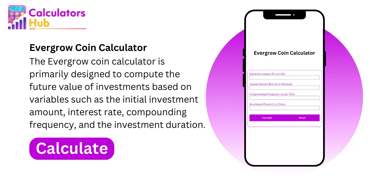 Evergrow Coin Calculator