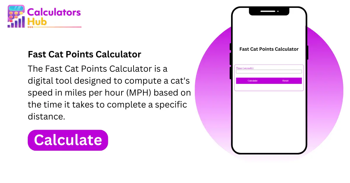 Fast Cat Points Calculator