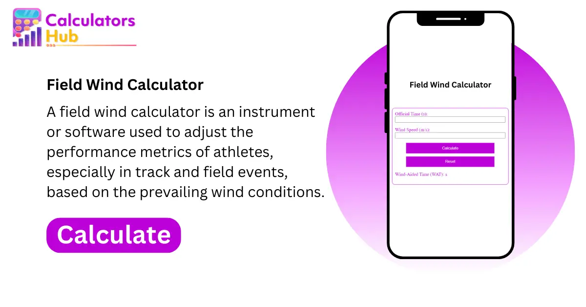 Field Wind Calculator