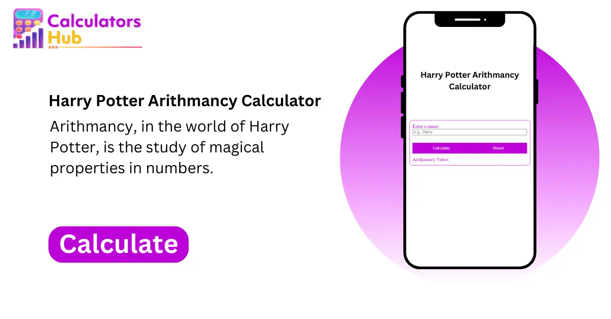 Harry Potter Arithmancy Calculator
