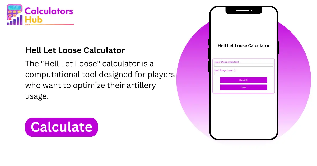 Hell Let Loose Calculator