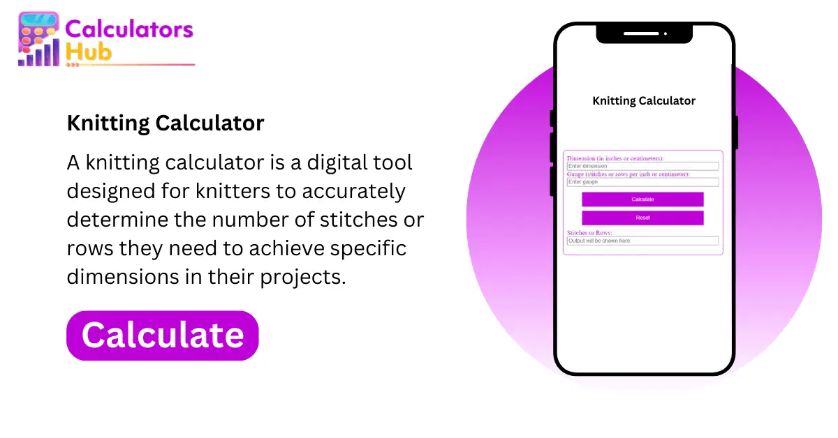 Knitting Calculator