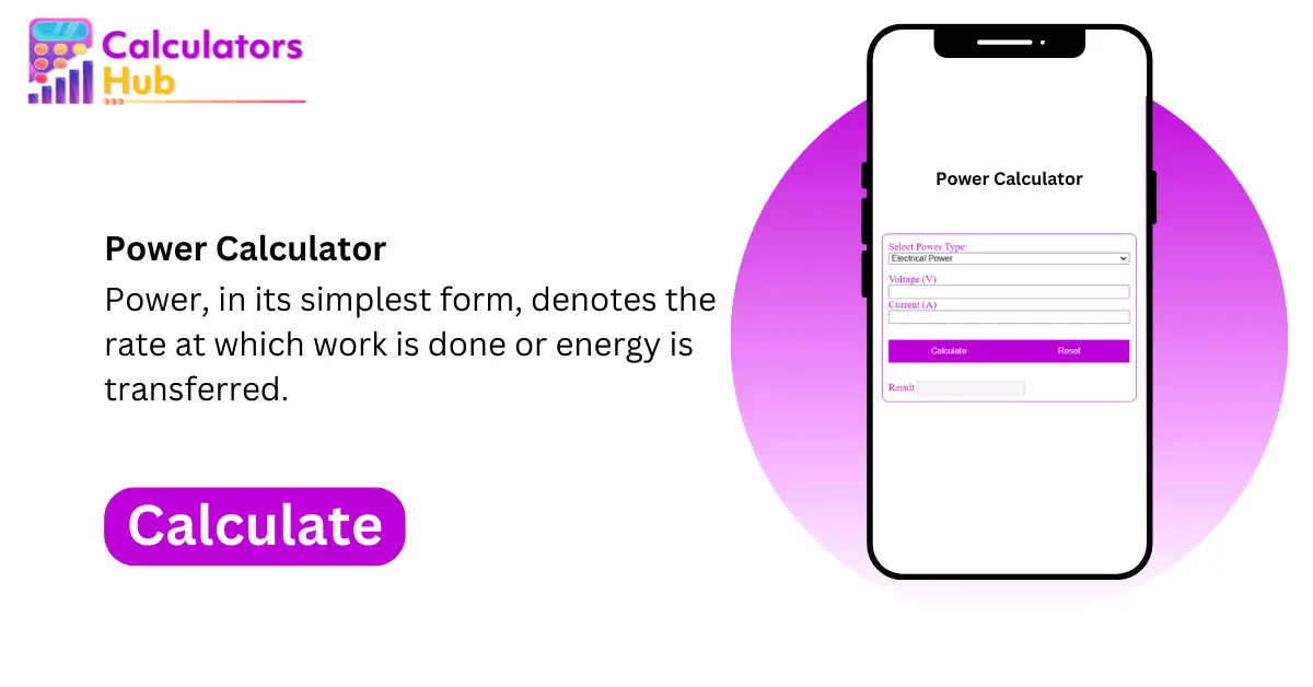 Power Calculator