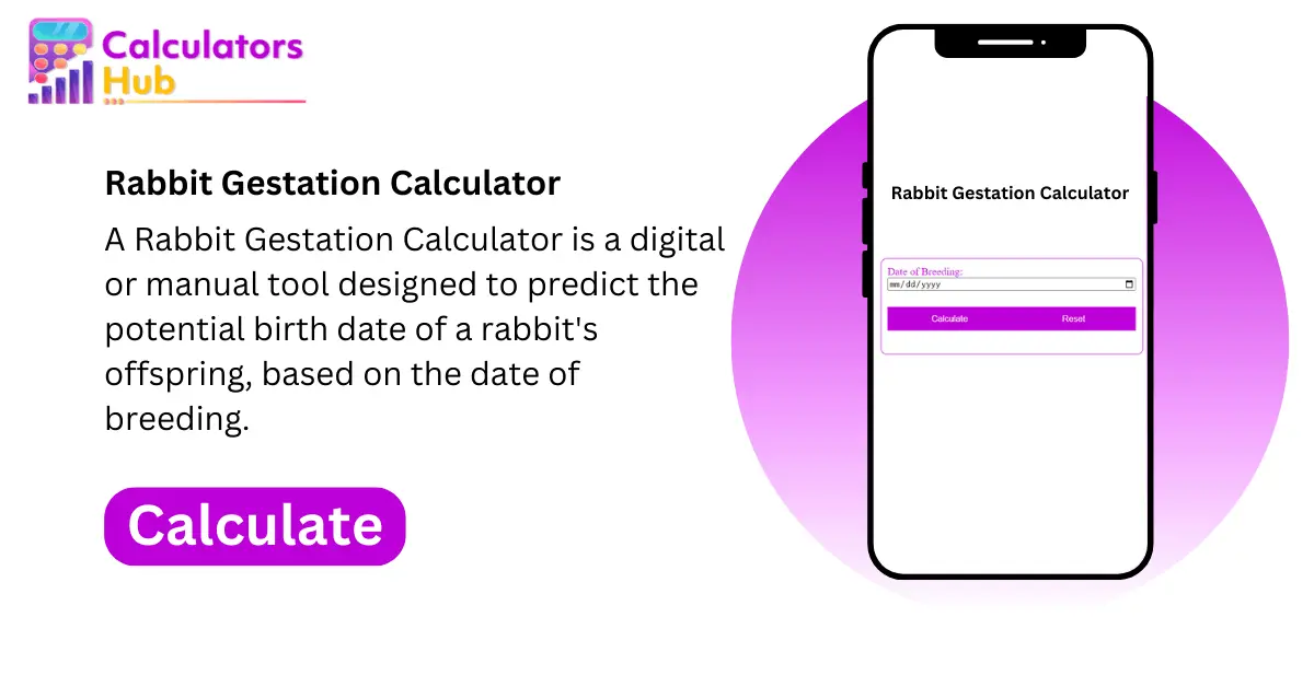 Rabbit Gestation Calculator