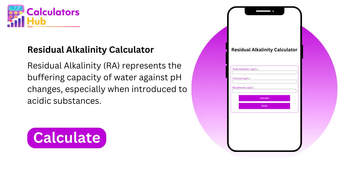 Residual Alkalinity Calculator