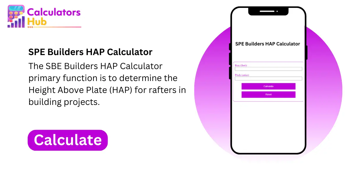 SPE Builders HAP Calculator