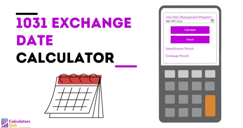 1031 Exchange Date Calculator Online