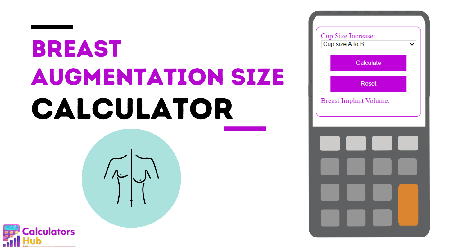 Calculadora de tamaño de aumento de senos en línea