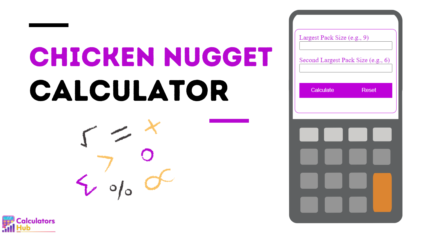 Chicken Nugget Calculator