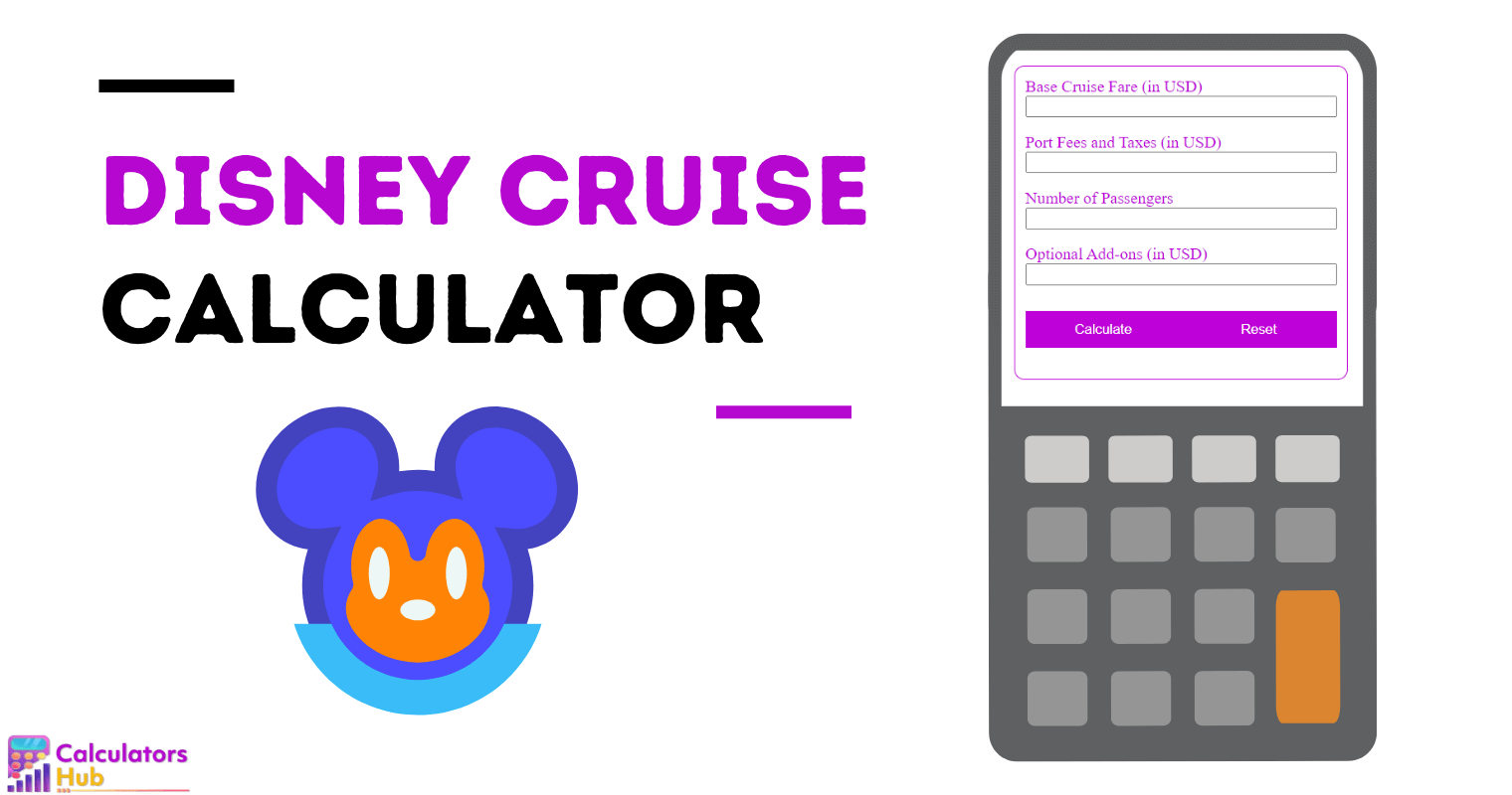 Disney Cruise Calculator