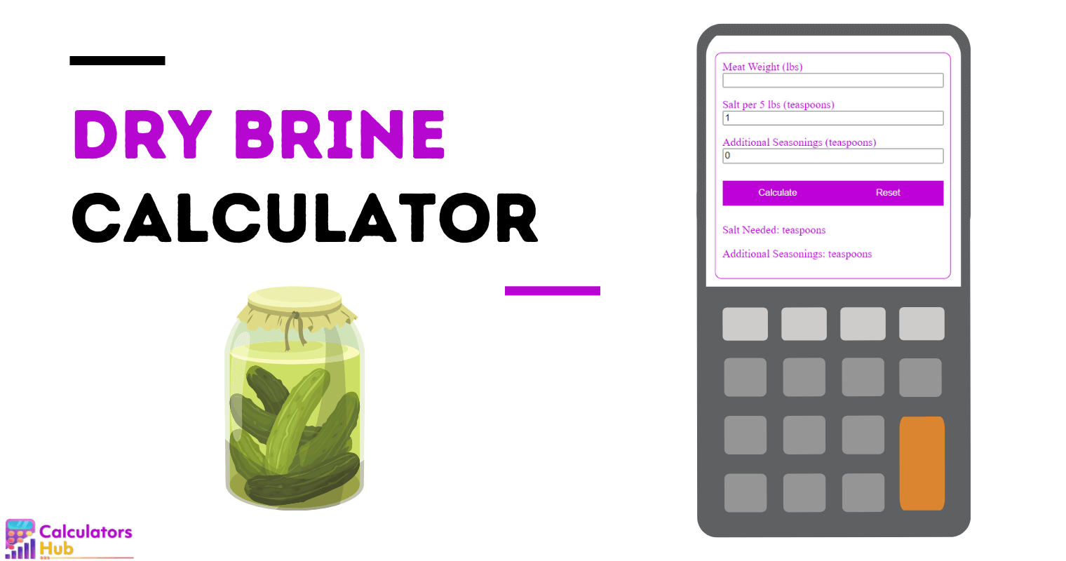 Dry Brine Calculator