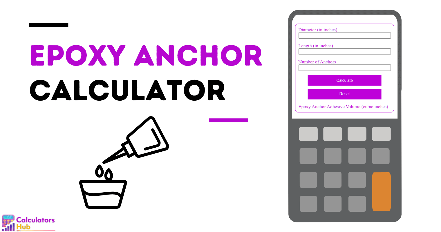 Epoxy Anchor Calculator