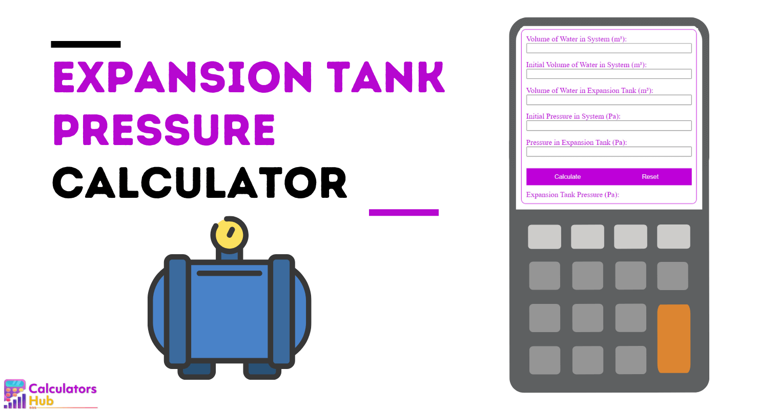 Expansion Tank Pressure Calculator