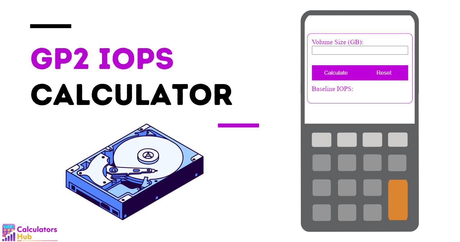 GP2 IOPS Calculator