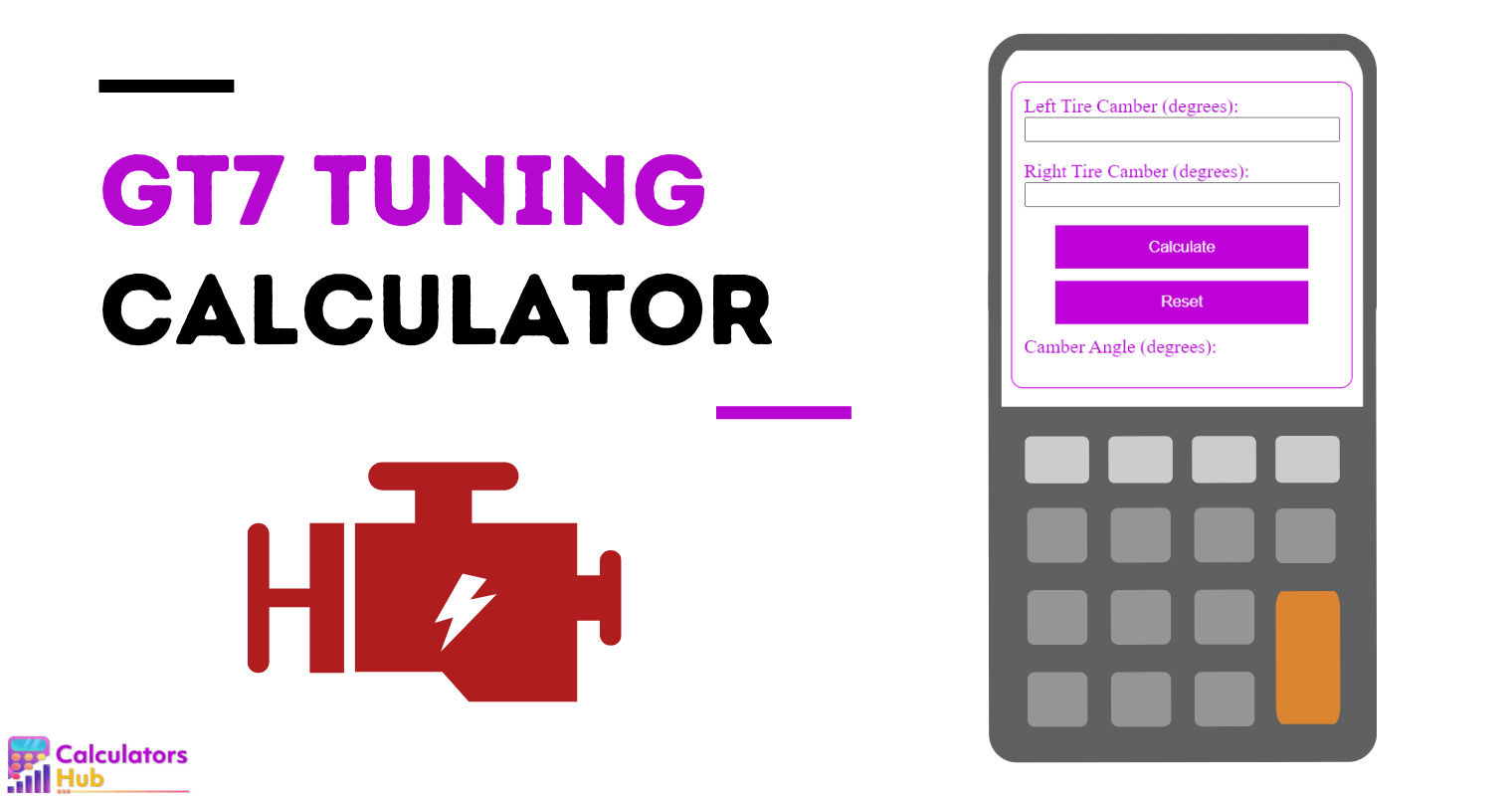 GT7 Tuning Calculator