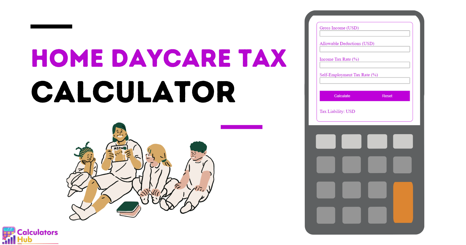 Calculateur d'impôt pour les services de garde à domicile