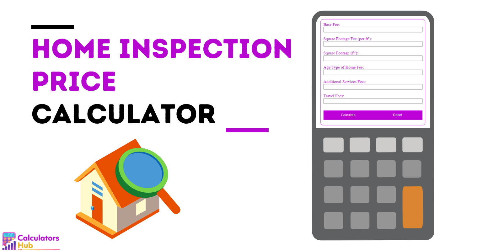 Home Inspection Price Calculator Online