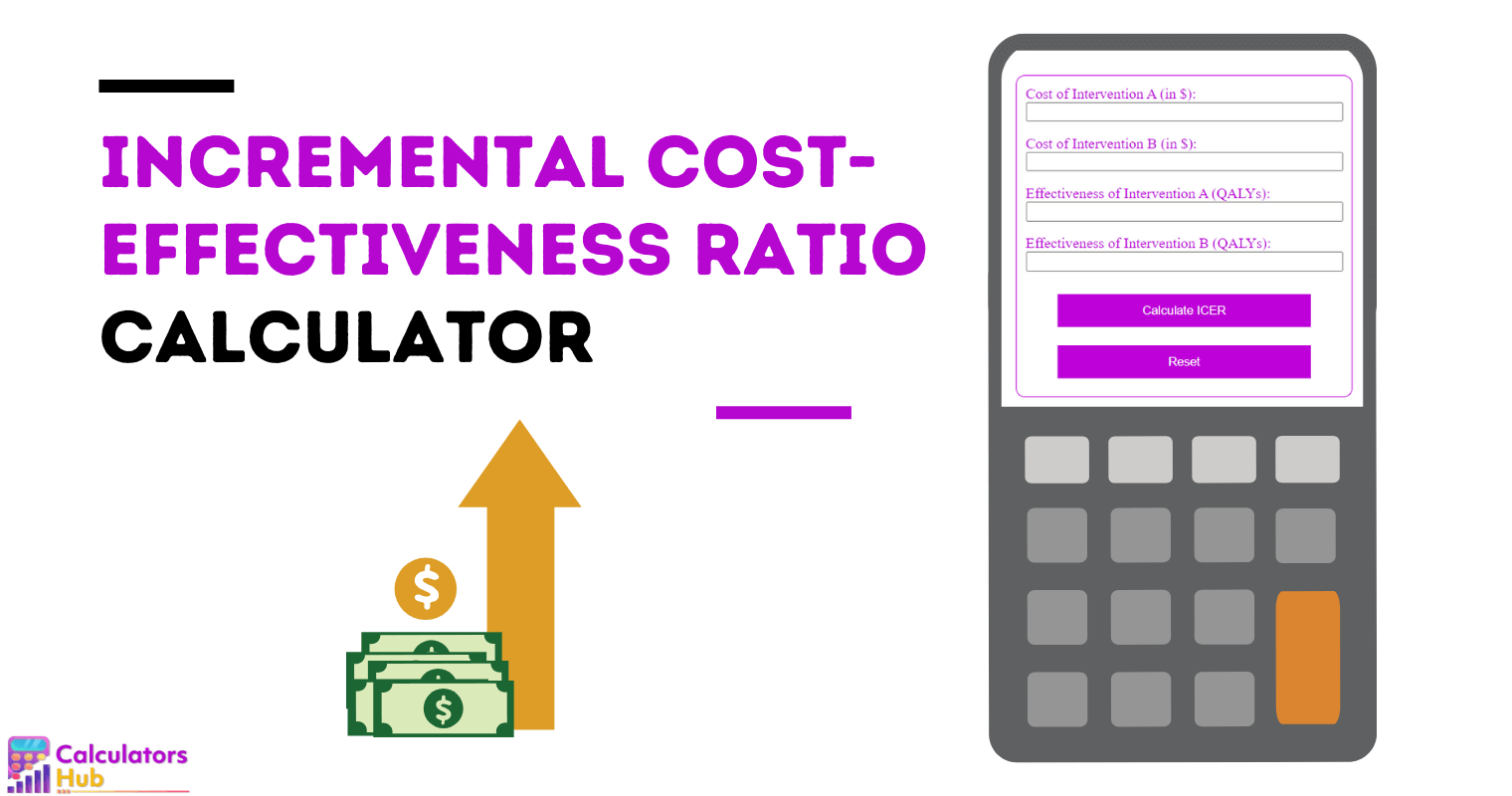 Incremental Cost-Effectiveness Ratio Calculator Online