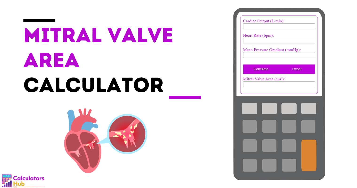 Mitral Valve Area Calculator