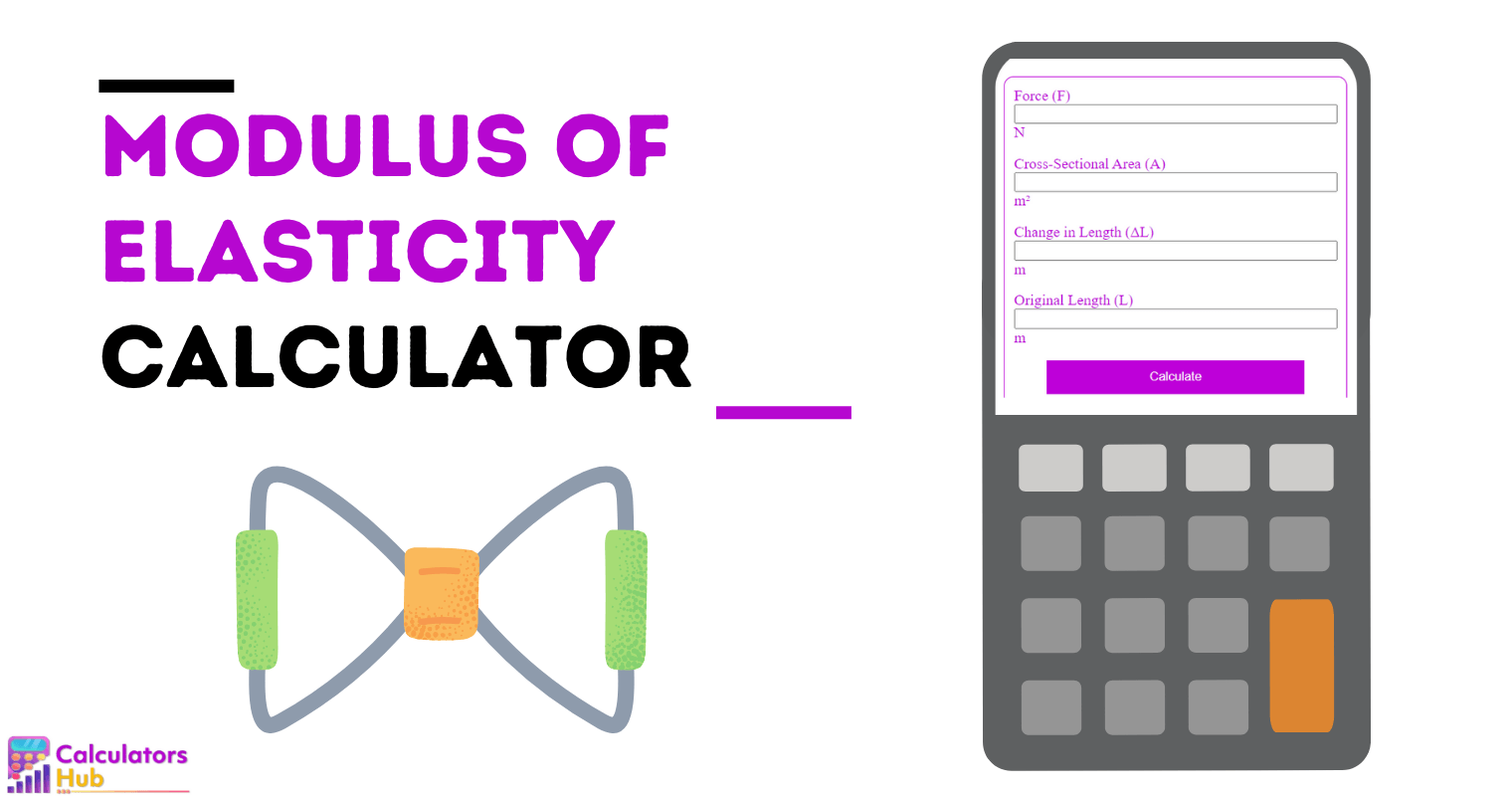 Modulus Of Elasticity Calculator