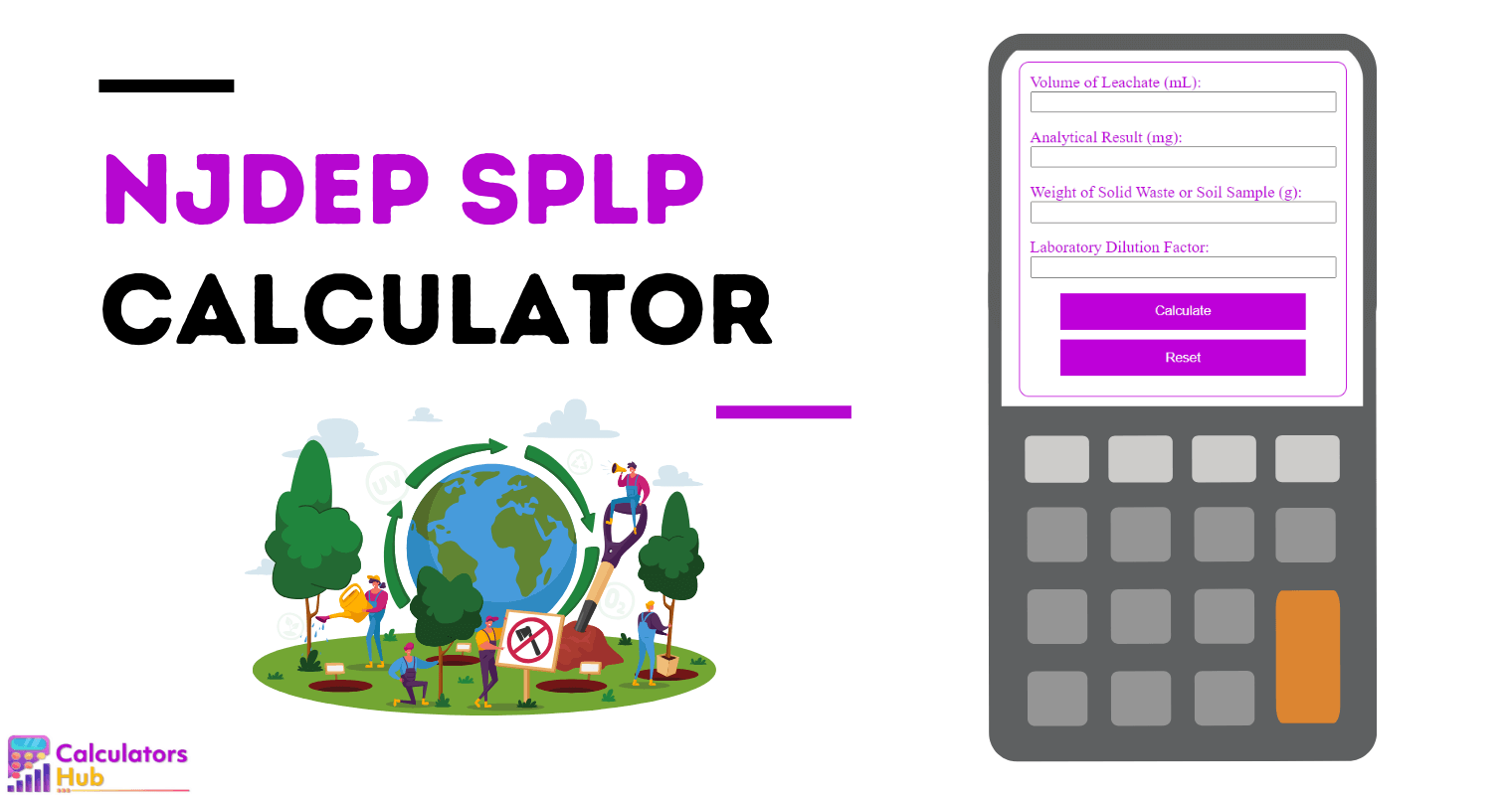 NJDEP SPLP Calculator