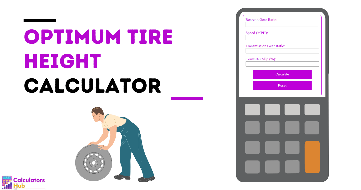 Calculadora de altura ideal do pneu