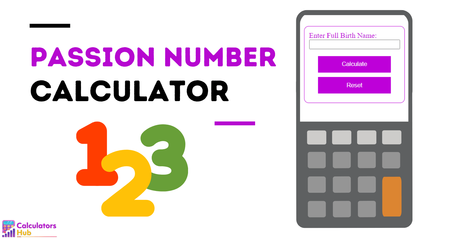 Passion Number Calculator