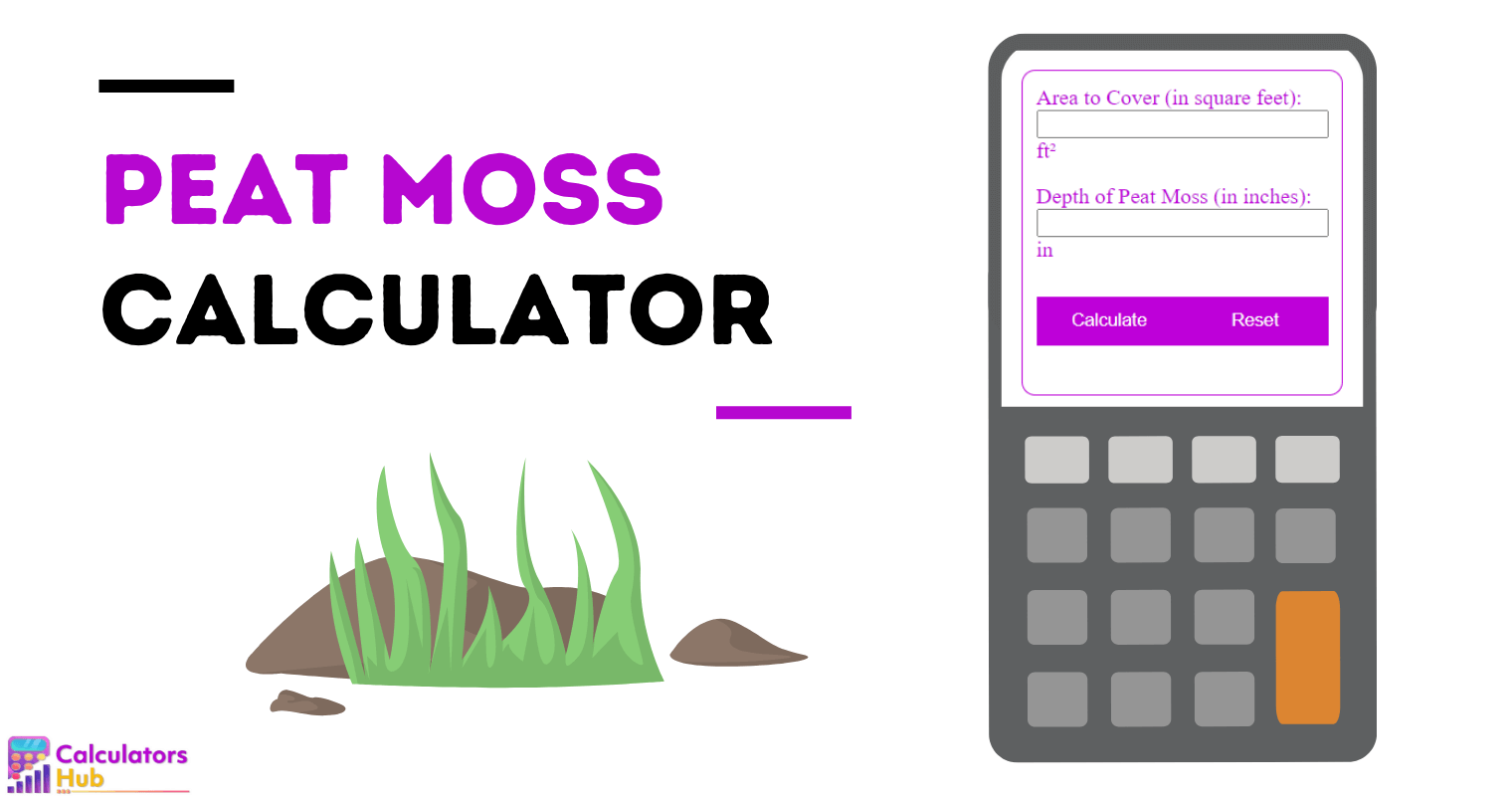 Peat Moss Calculator