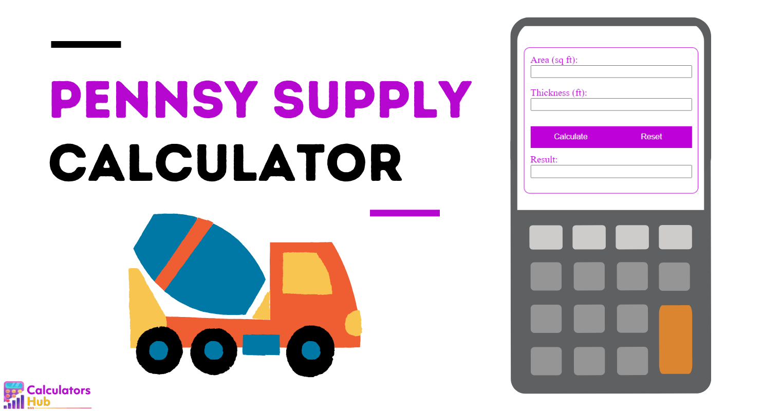 Pennsy Supply Calculator