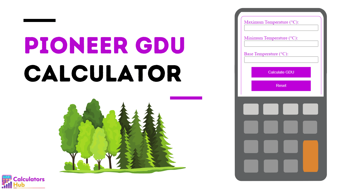 Pioneer GDU Calculator