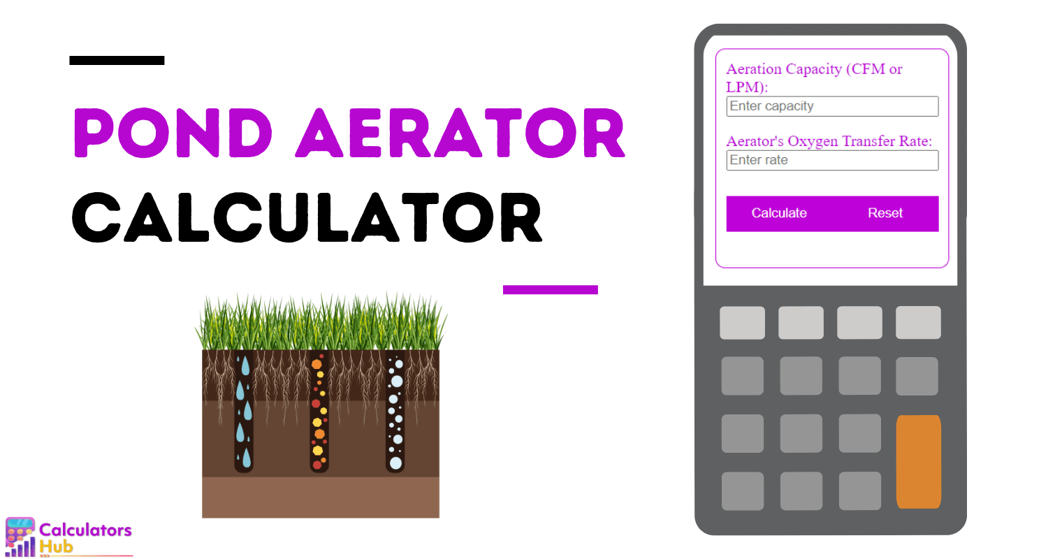 Pond Aerator Calculator