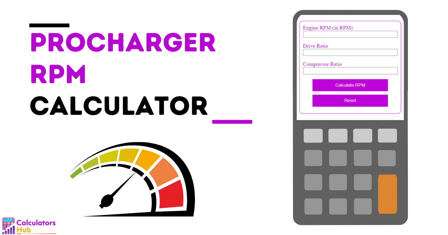 Procharger RPM Calculator