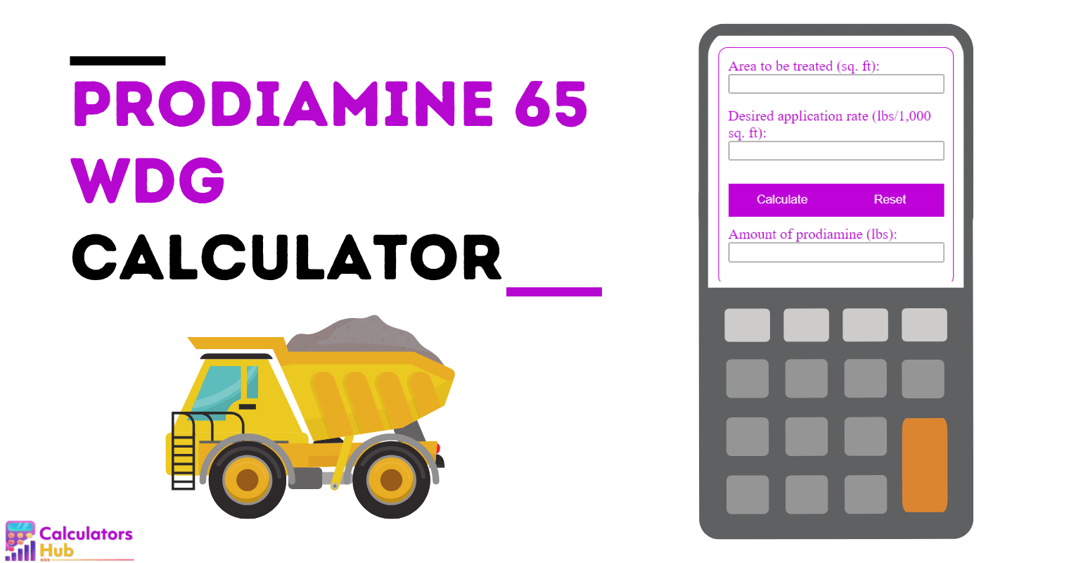 Prodiamine 65 WDG Calculator