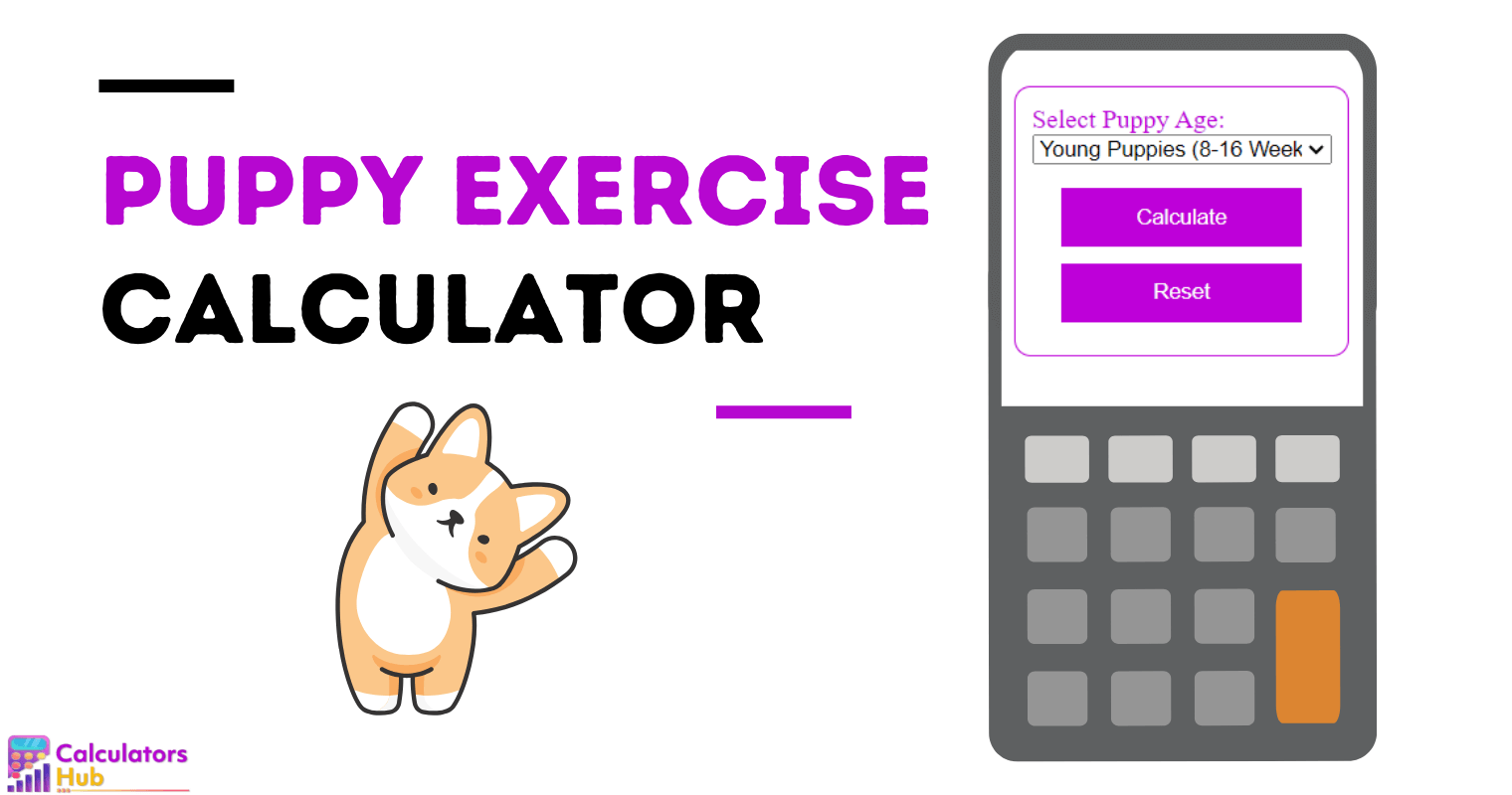Puppy Exercise Calculator