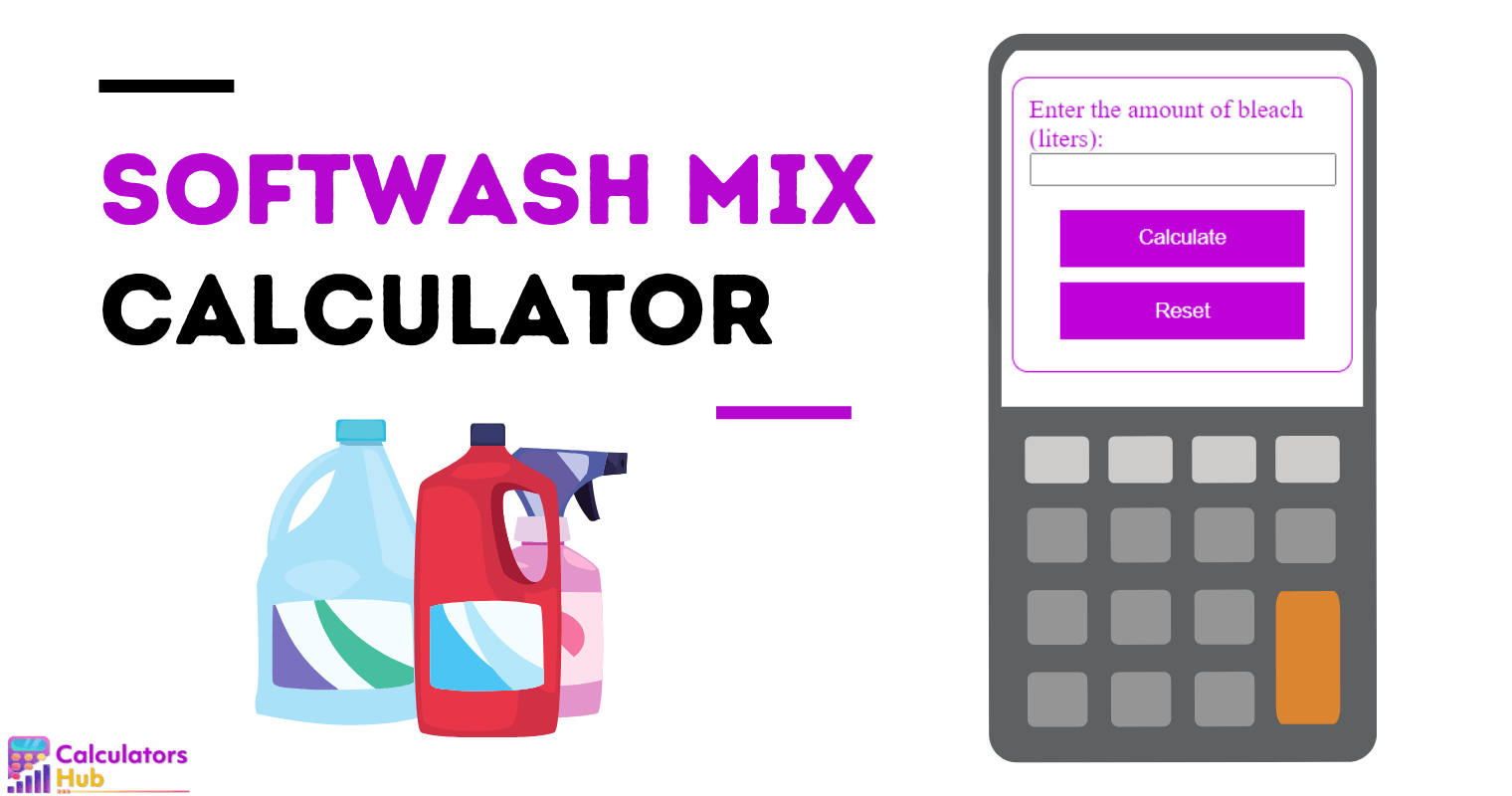 Softwash Mix Calculator