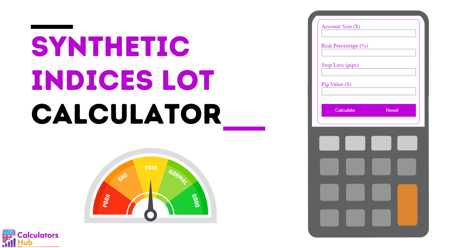 Synthetic Indices Lot Calculator