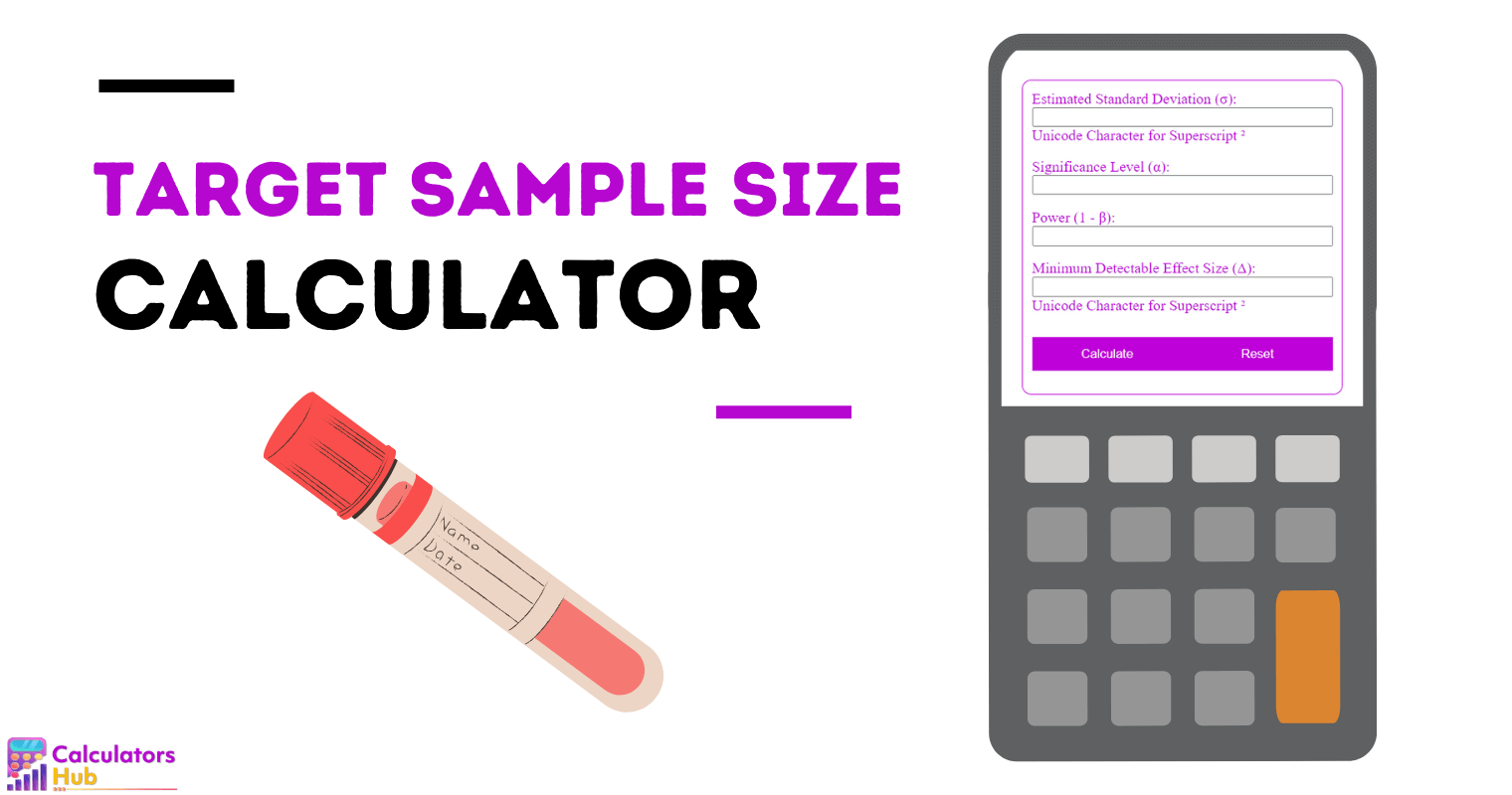 Target Sample Size Calculator