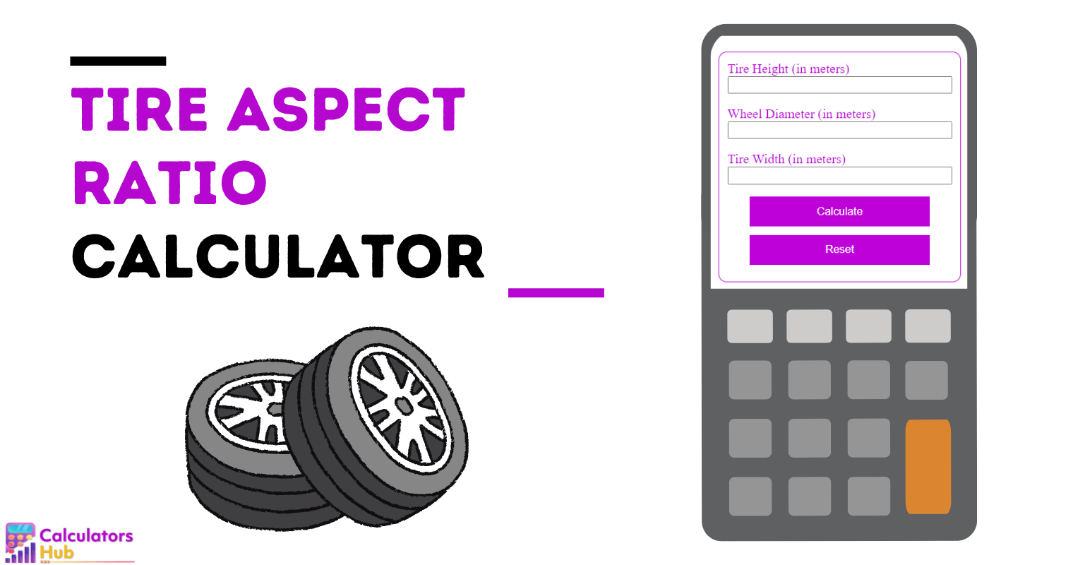 Calculateur de rapport d'aspect des pneus