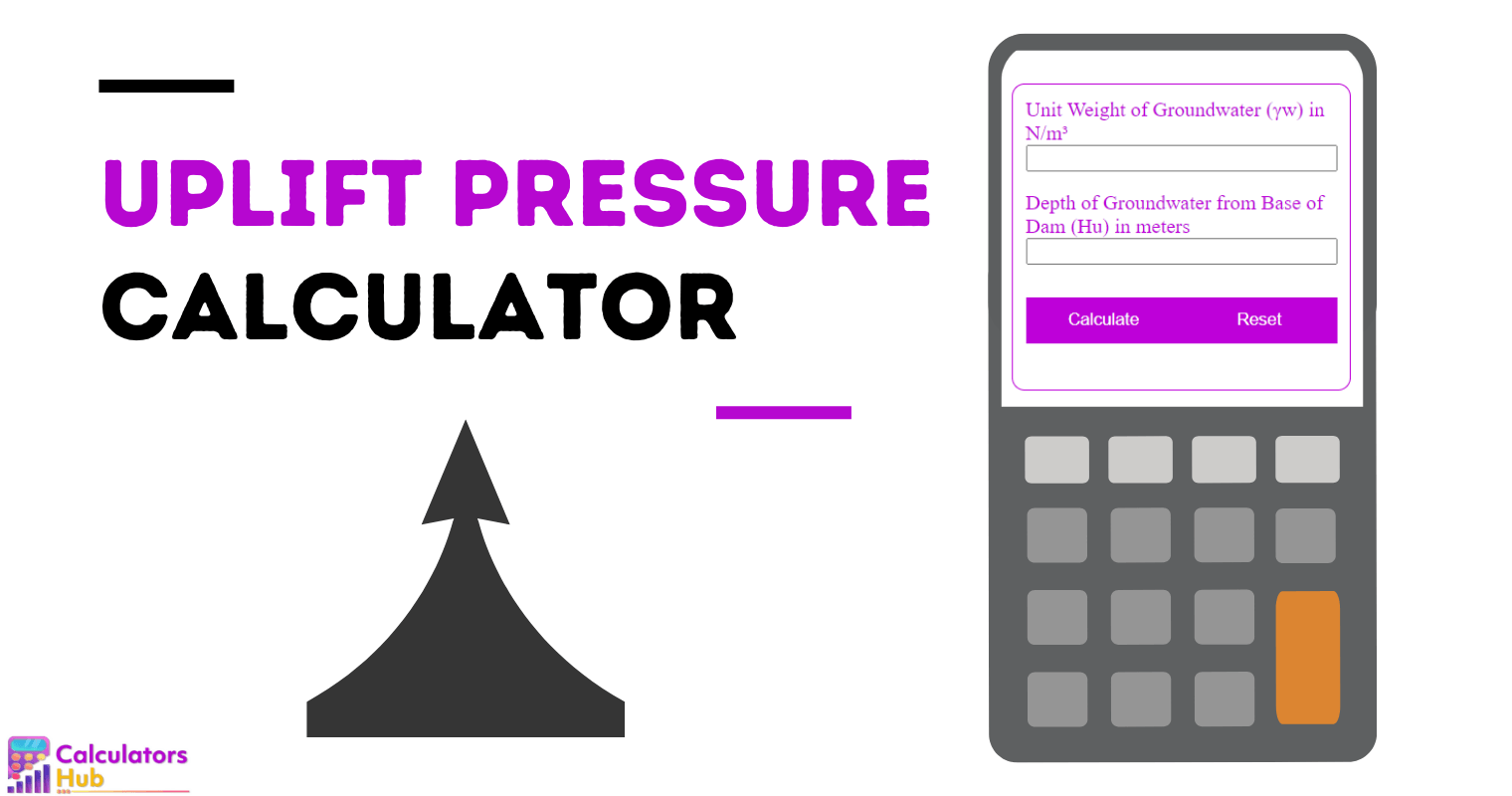 Uplift Pressure Calculator Online