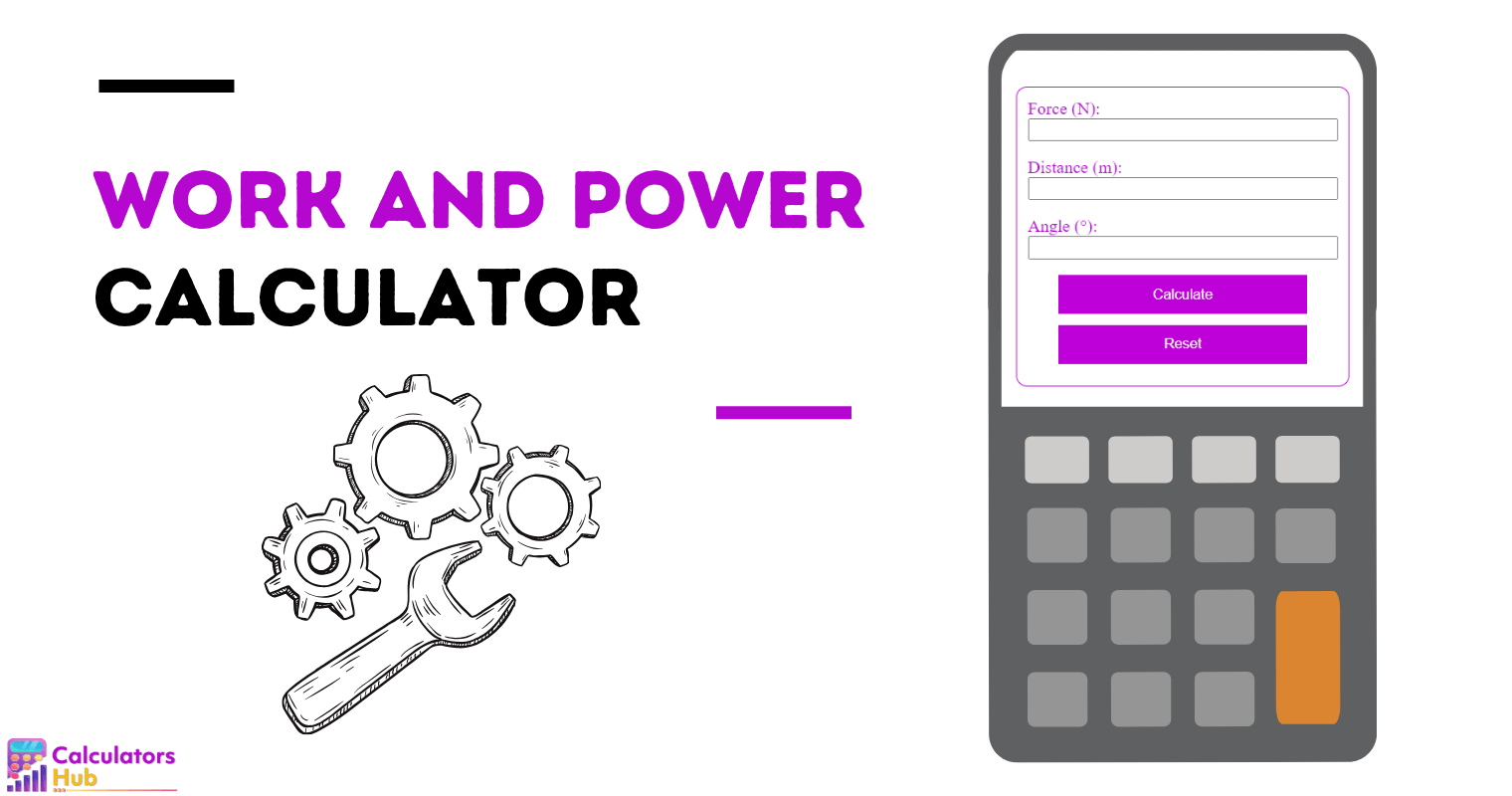 work-and-power-calculator-online